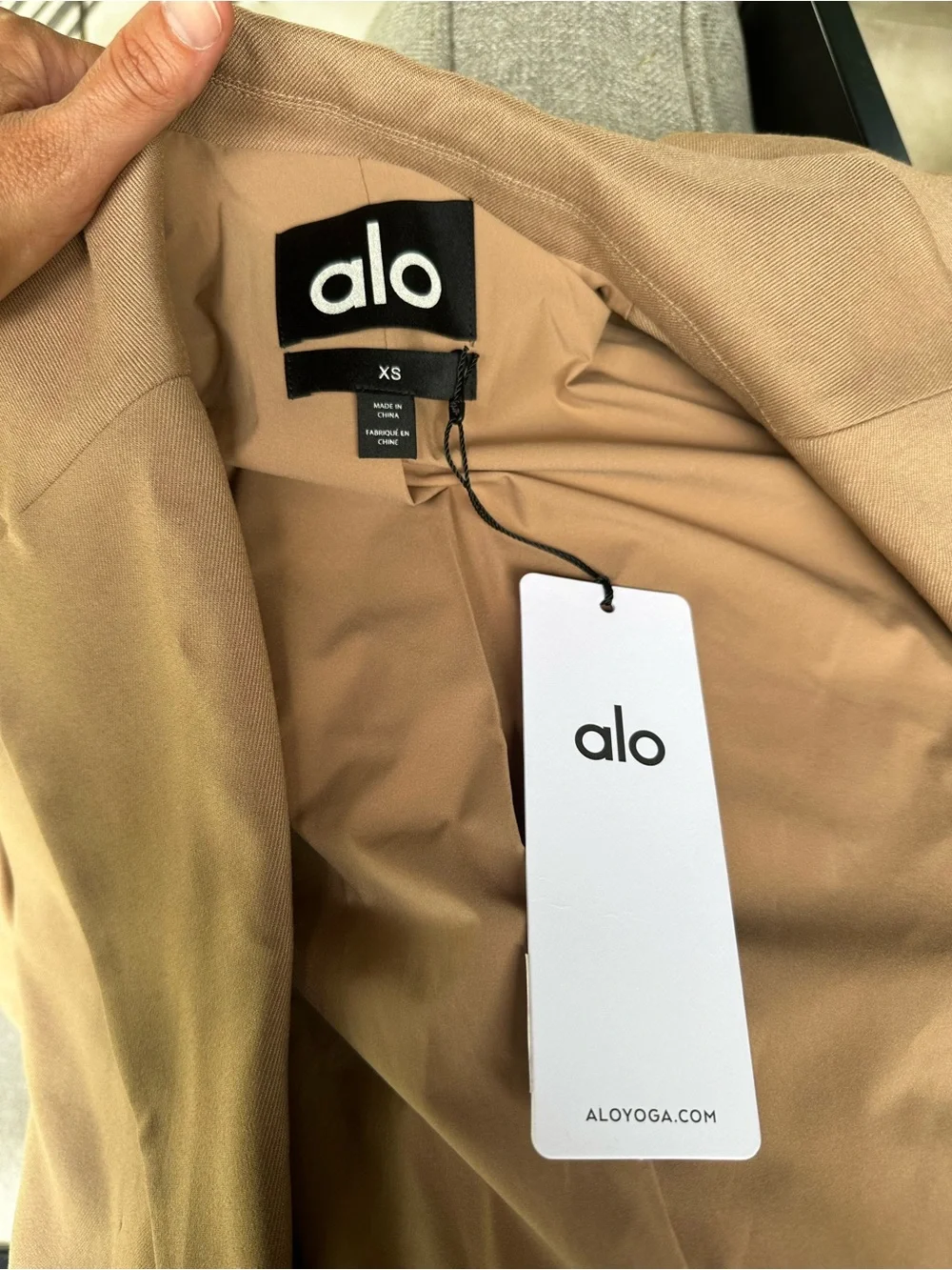 ALO Yoga Blazer in Toasted Almond 🤎